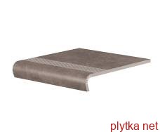 Керамическая плитка Плитка Клинкер V-SHAPE COTTAGE CARDAMON 30x32 (ступенька с капиносом) 0x0x0