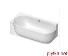 LUV Ванна пристінна 180x95 см лівостороння з ніжками та панеллю, DuraSolid® (700431000000000)