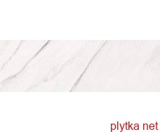 Керамическая плитка CARRARA CHIC WHITE CHEVRON STRUCTURE GLOSSY 29х89 (плитка настенная) 0x0x0