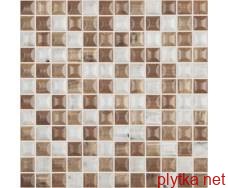 Керамическая плитка Мозаика 31,5*31,5 Edna Wood Blend Mt 0x0x0