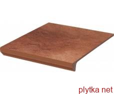 Керамічна плитка Клінкерна плитка TAURUS BROWN 30х33 (сходинка з капіносом) NEW 0x0x0