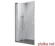 PRI1200 (OBT2826D) Pivot niche door, chrome profile, 6mm clear glass, 1000*1900