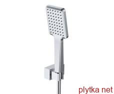 SISTEMA L гарнітур душовий (ручний душ 1 режим, шланг полімер 1,5м, тримач), cromo