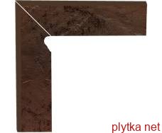 Керамічна плитка Клінкерна плитка SEMIR BROWN 8.1х30 (цоколь: 2 елементи/лівий) 0x0x0