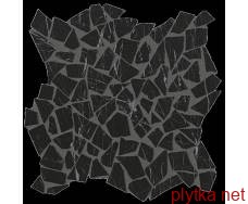 Керамограніт Керамічна плитка Мозаїка ROMA DIAMOND NERO REALE SCHEGGE GRES MOSAICO ANTIC. 30х30 FNI8 (мозаїка) 0x0x0