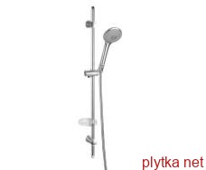 Vaclav штанга душова l-72 см, мильниця, ручний душ 3 режими, шланг 1,5 м з обертовим конусом (anti-twist)