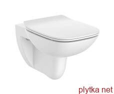 debba rimless toilet wall mounted, with seat slim slow closing