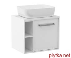 VYSKOV комплект мебели 60см, белый:: тумба подвесная, со столешницей, 1 ящик + умывальник накладной арт i11057