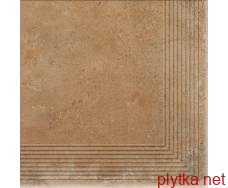 Керамічна плитка Клінкерна плитка PIATTO HONEY 30х30 (сходинка кутова) 0x0x0