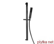 NK Душовий комплект (душова рейка з тримачем + ручний душ COTA + шланг 175 см) чорний (100213255)