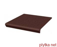 Керамічна плитка Сходинка з капіносом пряма Natural Brown STR 300x330x11 Paradyz 0x0x0