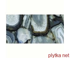 Керамическая плитка Плитка Клинкер Плитка 162*324 Level Marmi Agate Azure A Full Lap Mesh-Mounted 12 Mm Elx6 0x0x0