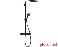 PULSIFY Showerpipe душова система 260 з термостатом, колір чорний матовий