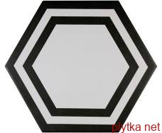 Керамограніт Керамічна плитка ADPV9020 PAVIMENTO HEXAGONO DECO BLACK 20x23 (шестигранник) (плитка для підлоги та стін) 0x0x0