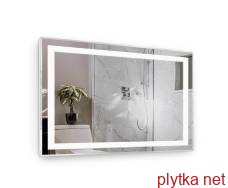 Зеркало GENEVA с подсветкой прямоугольная с матовой рамкой