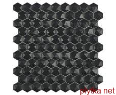 Керамическая плитка Мозаика 31,5*31,5 Matt Black Hex 903 D 0x0x0