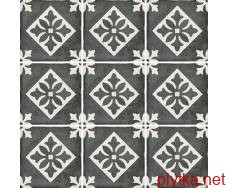 Керамічна плитка Art Nouveau Padua Black 24416 мікс 200x200x0 глазурована