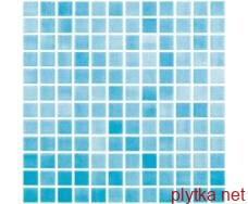 Керамическая плитка Мозаика 31,5*31,5 Colors Fog Azul Turquesa 501 0x0x0