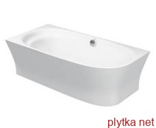 CAPE COD Ванна пристінна 190x90 см лівостороння з ніжками та панеллю DuraSolid® (700362000000000)
