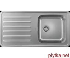 Кухонна мийка S4111-F400 на стільницю 975х505 з сифоном (43341800) Stainless Steel
