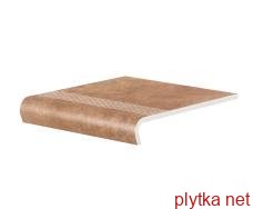 Керамічна плитка Клінкерна плитка V-SHAPE COTTAGE CURRY з капіносом 30x32 (сходинка) 0x0x0