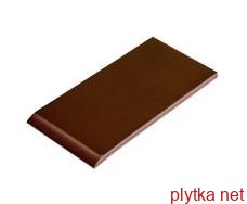 Керамическая плитка Плитка Клинкер SZKLIWIONA BRAZ 24.5х13.5х1.3 (подоконник) 0x0x0