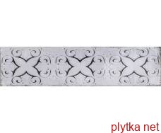 Керамічна плитка DECOR ATLAS GREY 7.5х30 (плитка настінна, декор) 0x0x0