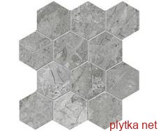 Керамическая плитка Мозаика 30*30 Sunshine Breccia Grey Esagona 8.5 Mm 0x0x0