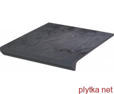 Керамічна плитка Клінкерна плитка SEMIR GRAFIT 30х33 (сходинка з капіносом) NEW 0x0x0