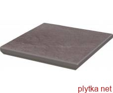 Керамічна плитка Клінкерна плитка TAURUS GRYS 33х33 (кутова сходинка з капіносом) NEW 0x0x0