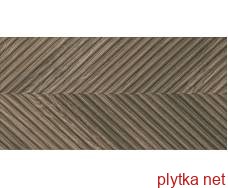Керамічна плитка AFTERNOON BROWN SCIANA B STRUKTURA REKT. 29.8х59.8 (плитка настінна) 0x0x0