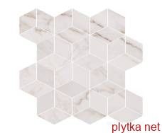 Керамічна плитка Мозаїка Carrara Mosaic White, декор, 297x280 білий 297x280x0 матова