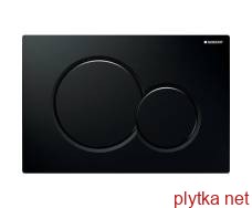 sigma 01 flush plate, plastic, black ral 9005