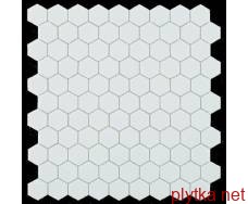 Керамическая плитка Мозаика 31,5*31,5 Matt White Hex 910H 0x0x0