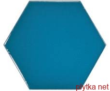 Керамическая плитка Плитка 12,4*10,7 Hexagon Electric Blue 23836 0x0x0