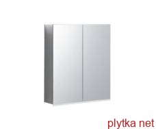 Зеркальный шкаф OPTION PLUS 60 см с подсветкой и двумя дверями (500.593.00.1)