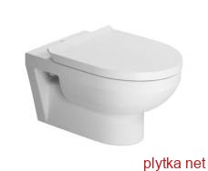 durastyle rimless toilet wall mounted 36.5 * 54cm, complete with automatic closing seat