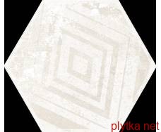 Керамограніт Керамічна плитка SIGMA WHITE 21.6х24.6 (шестигранник) B-100 (плитка для підлоги та стін) 0x0x0