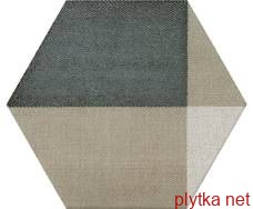Керамограніт Керамічна плитка K·38 HEXTANGRAM FABRIC TAUPЕ 28.5х33 (шестигранник) (плитка для підлоги та стін) 0x0x0