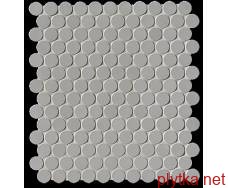 Керамограніт Керамічна плитка Мозаїка MILANO&amp;FLOOR GRIGIO ROUND MOSAICO MATT 29.5х32.5 (мозаїка) FNSX 0x0x0