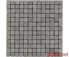 Керамічна плитка Мозаїка Boom Mosaico Piombo R54U сірий 300x300x0 матова
