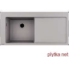 Кухонная мойка S5110-F450 1050х510 полка справа Concretegrey (43330380)