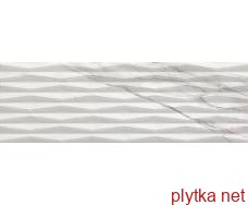 Керамическая плитка ROMA 25 FOLD GLITTER STATUARIO INSERTO 25х75 (плитка настенная, декор) FLUA RT 0x0x0