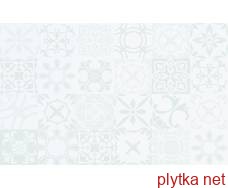 Керамічна плитка SANSA WHITE PATTERN GLOSSY 25х40 (плитка настінна) 0x0x0