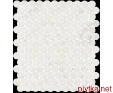 Керамограніт Керамічна плитка Мозаїка ROMA DIAMOND CARRARA ROUND GRES MOSAICO 29.5x32.5 FNJC  (мозаїка) 0x0x0