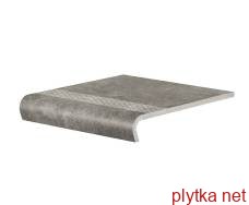 Керамическая плитка Плитка Клинкер V-SHAPE COTTAGE PAPPER 30х32х0.9 (ступенька с капиносом) 0x0x0