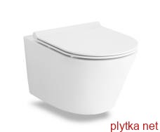 nemo rimless toilet bowl 52 * 36 * 39cm hanging, solid seat slim slow-closing