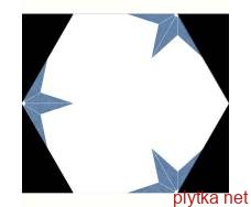 Керамограніт Керамічна плитка STELLA AZUL 22x25 (шестигранник) (плитка для підлоги та стін) 0x0x0