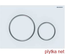 Кнопка змиву Sigma 20 біла матова/ хромована глянцева (115.882.JT.1)