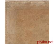Клінкерна плитка Керамічна плитка Сходинка кутова Piatto Honey 30x30x0,9 код 8709 Cerrad 0x0x0
